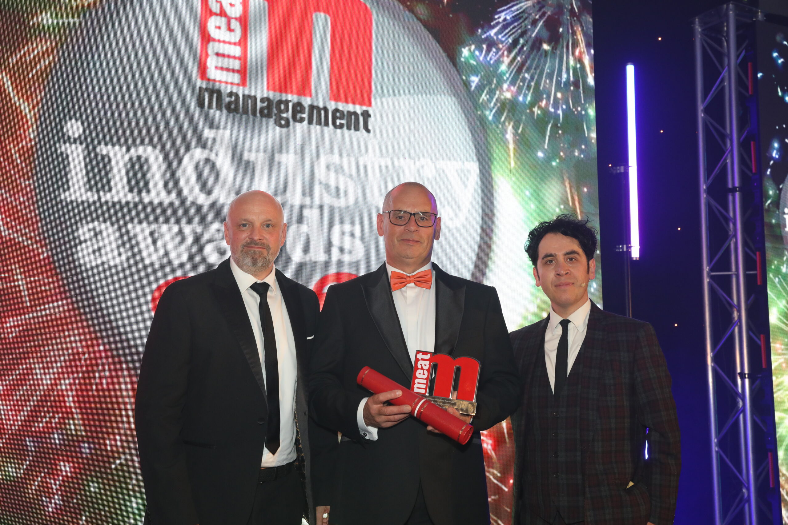 Niels Donders, Operations Director, accepts the award