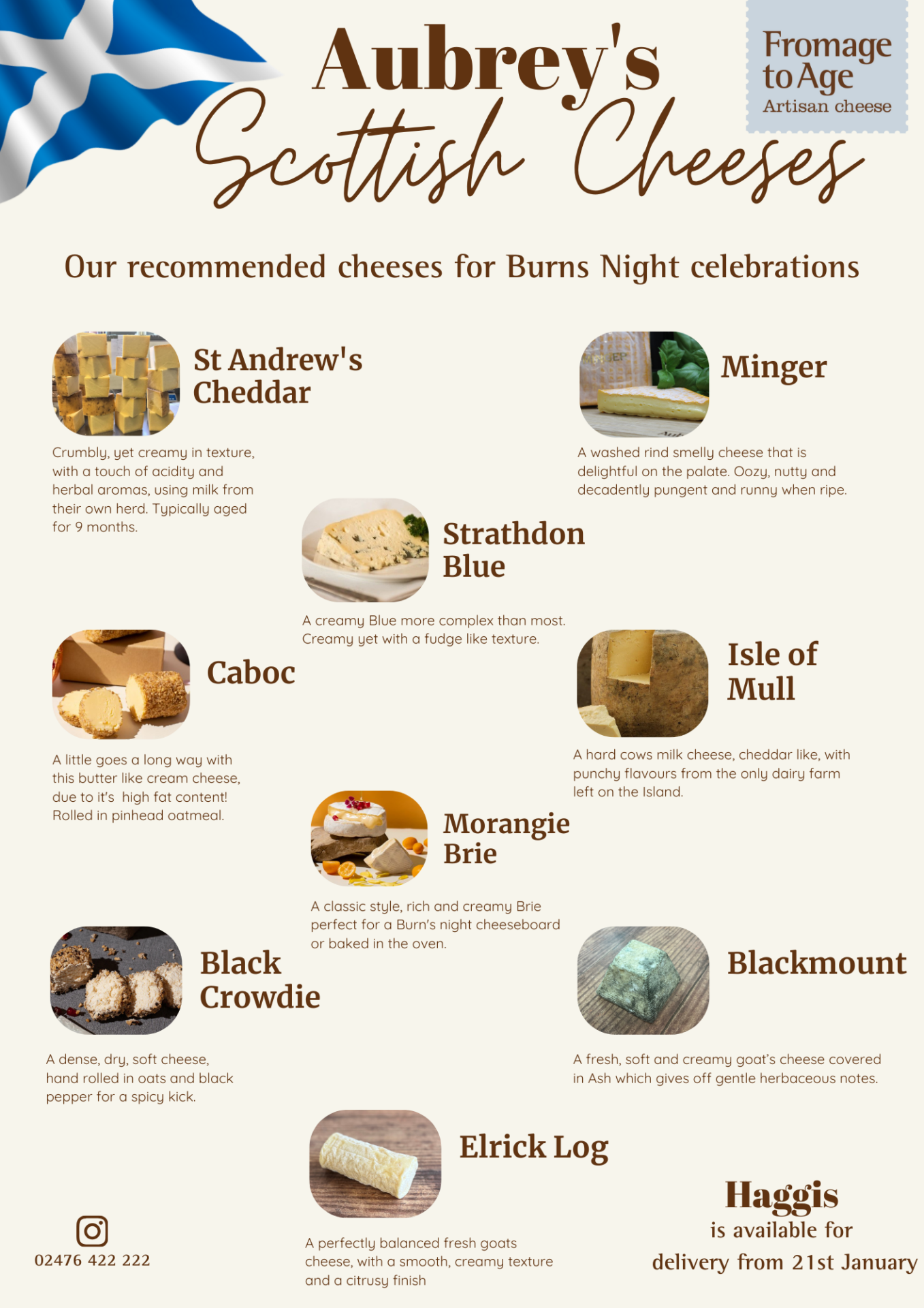 Aubrey Allen Scottish Cheeses