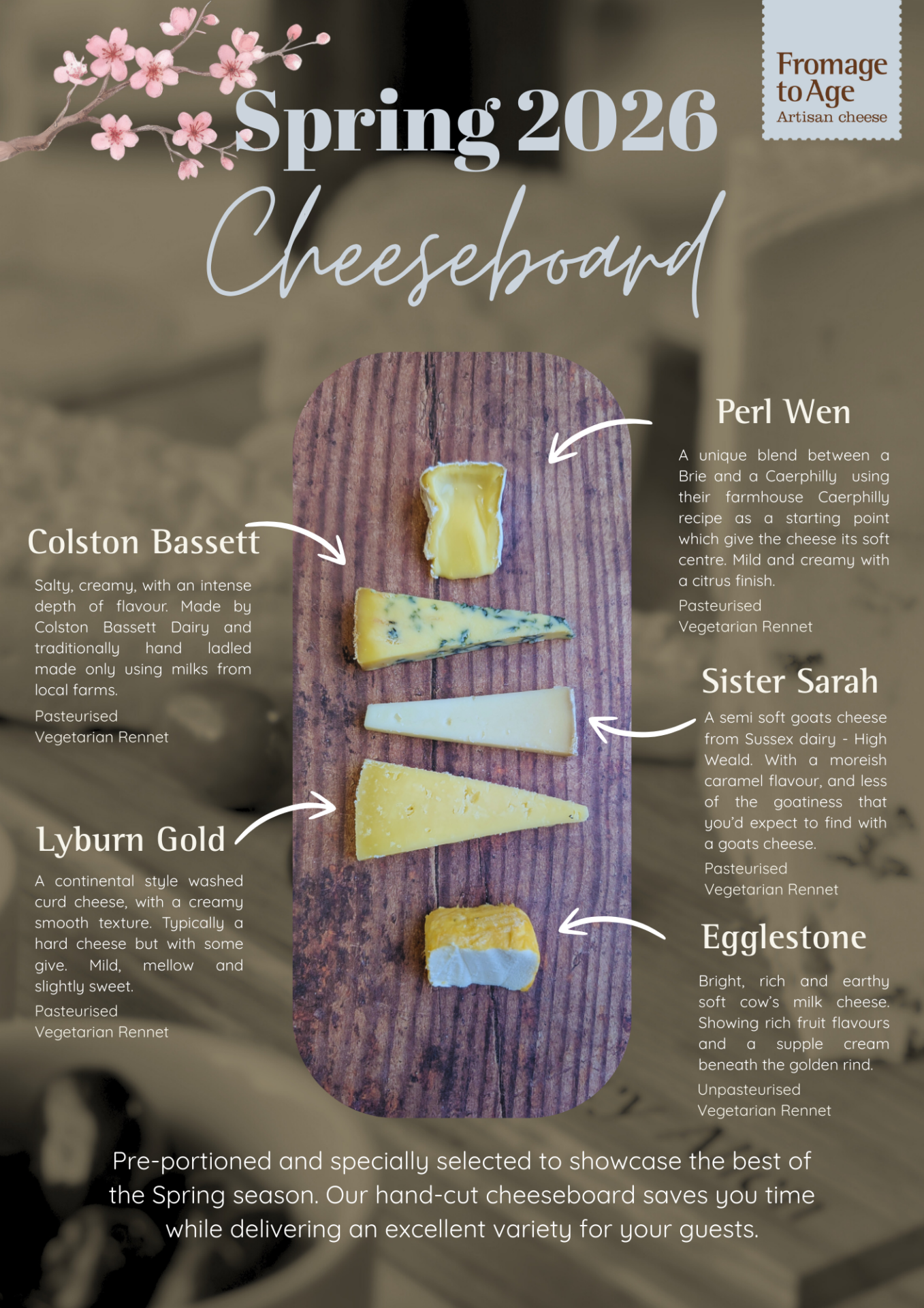 Aubrey Allen British Spring Cheeseboard 2026